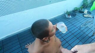 Pissing in each others mouth & swallow piss