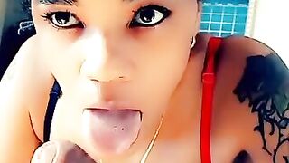 female jamican sucking dick