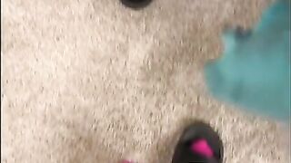 Watch My Cute Little Feet Walk Around In Socks