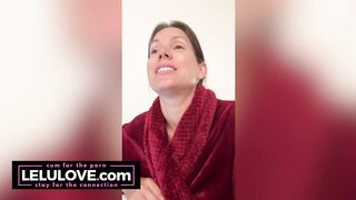 Babe trying on jeans, taking cumshot facial, behind porn scenes bloopers, earholes closeup, after sex fun - Lelu Love