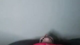 Open mouth gag and wet pussy