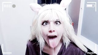 ????‍????️ Toothbrushing w a lot of foam ???? + ahegao ????