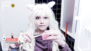 ????‍????️ Toothbrushing w a lot of foam ???? + ahegao ????
