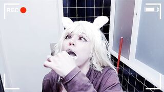 ????‍????️ Toothbrushing w a lot of foam ???? + ahegao ????