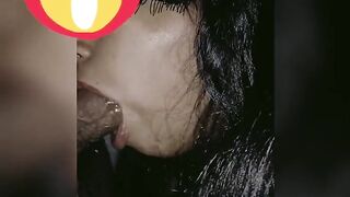 Latika sucking cock blowjob hard