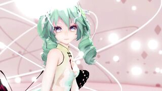 Miku x insect - Soft Green Hair Color Edit smixix