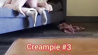 Creampie train from a female gloryhole