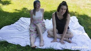 Ersties - Hot Babes Play Outdoors Together