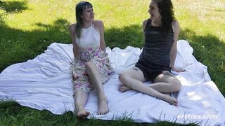 Ersties - Hot Babes Play Outdoors Together