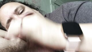 Experienced Pregnant Wife Gives Expert Morning Blowjob and Takes it on her Face