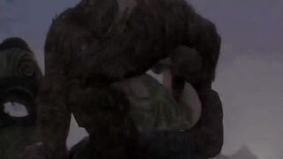 Skyrim monster giant porn scene