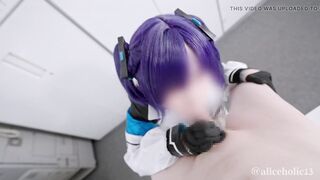 Hayase Yuka Blue Archive Cosplay OfficeLove Hentai creampie compilation