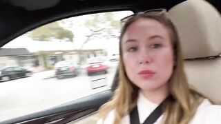 Back Seat Squirting In Very Busy Mall Parking Lot