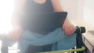 Ninja warrior fucking horny step mom in the gym