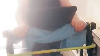 Ninja warrior fucking horny step mom in the gym