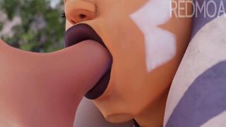 Star Wars - Ahsoka Tano Jedi Training Blowjob (Animation with Sound)