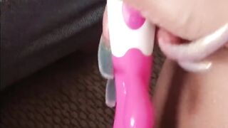 Cumming on pink Vibrator