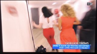 Agathe Auproux's Ass Filmed in Close up in TPMP (French TV Show)