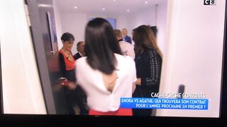 Agathe Auproux's Ass Filmed in Close up in TPMP (French TV Show)