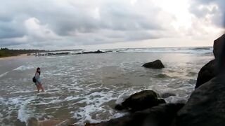 Bath in Pool and in the Sea