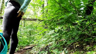 Smoking Hiker Puts on a Menstrual Pad