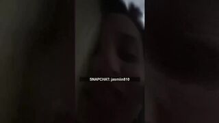 Horny Cheating GirlFriend Riding other Guy's Dick Exposed on Snapchat