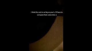 Snapchat Sex Video my Cheating MILF Wife sent me