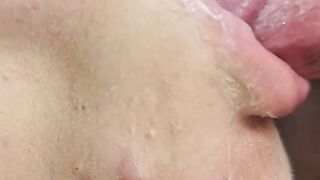 Amazing Sloppy Closeup Blowjob from Luna, ASMR blowjob