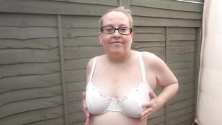 Wife in knickers and bra