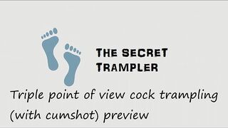 Triple view cock trampling with cumshot (preview)