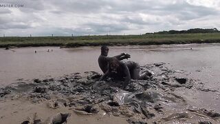 Mud Wrestling--Who Wins, Women or Man!