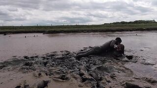 Mud Wrestling--Who Wins, Women or Man!