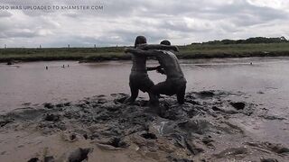 Mud Wrestling--Who Wins, Women or Man!