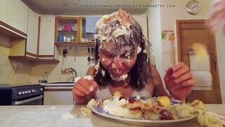 Messy Cake Face