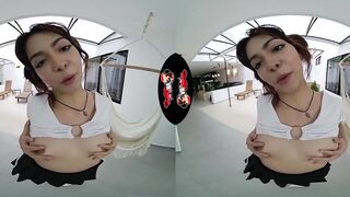 VRLatina - Latina With A Cute Face Loves Sex