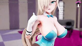 Asuna x Karin - Sexy Dance In Hot Bunny Suits (3D HENTAI)