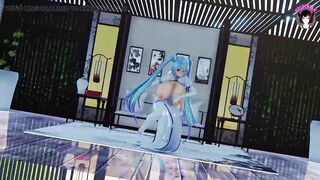 Thick Miku With Huge Tits - Sexy Dance (3D HENTAI)