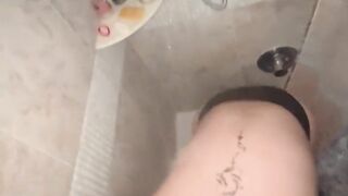 SHOWER TURNS INTO SLIPPERY CREAMPIE FUCK