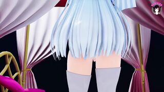 Aoi - Gigantic Tits Dancing + Handjob (3D HENTAI)