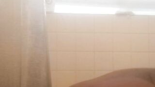 BeautyDupree Takes Shower And Masturbates With Her Long Plastic Dick