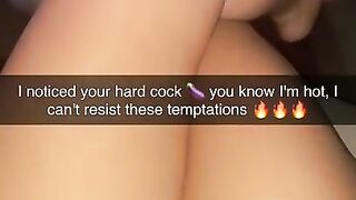 chatting and having sex on snapchat with unknown man with big dick