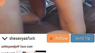 rides dick on webcam