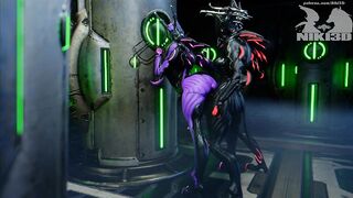 Fast Fucking Valkyr Warframes 3D Animation