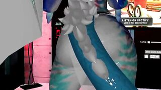 Sexy furry teasing sensual sexy dance (VR Vtuber)