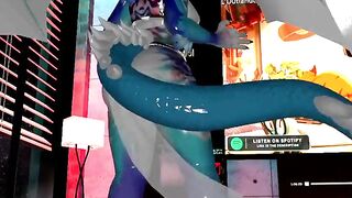 Sexy furry teasing sensual sexy dance (VR Vtuber)