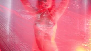 Roxy's Color Series: RED - Happy Halloween - "Dexter" inspired RED body paint/BJ/self play video xxx