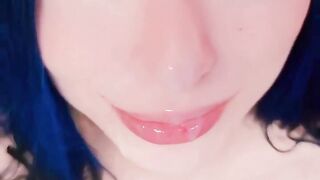 JOI Ahegao Cum Mouth Cute Girl Guiding Your Handjob