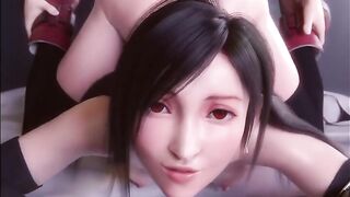 final fantasy Tifa play game and fucked Uncensored 60 FPS High Quality