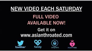 Hard Sloppy Face Fuck Deep | Frist Rough Face Fuck For Asian Girl