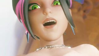 Huntress Helsie Riding - Fortnite Hentai 3D FULL HD 60 FPS